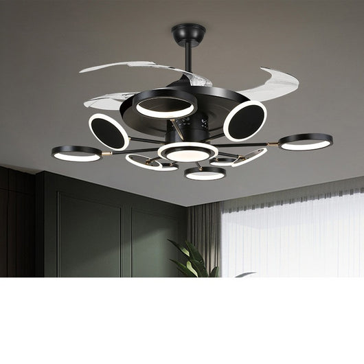 Ventilador de Techo Nórdico con Luz LED y Control Remoto - Image 9