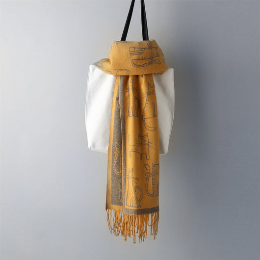 Pashmina Estampada de Protección Solar para Otoño e Invierno - Image 20