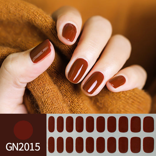 Pegatinas de Uñas Gel sin Horno con Diseño de Líneas Geométricas - Image 12
