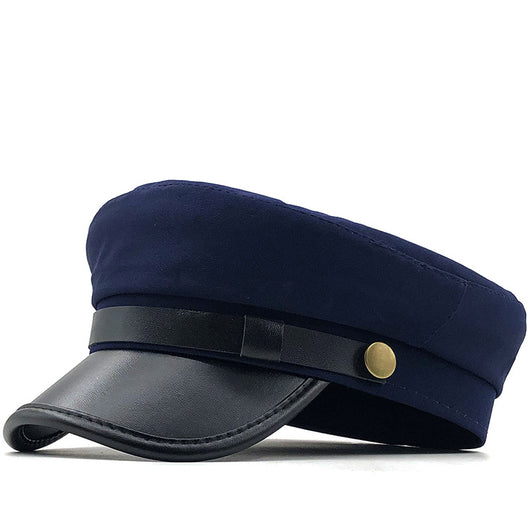 Boina Vintage Británica de Cuero PU para Hombre - Image 4