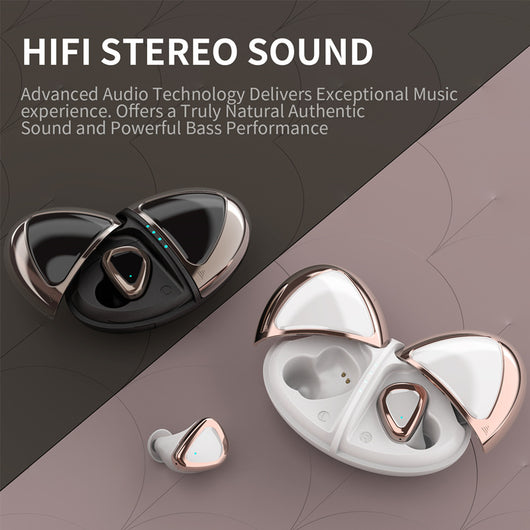 Auriculares Inalámbricos TWS 5.0 con Estuche de Carga y Sonido Estéreo Premium