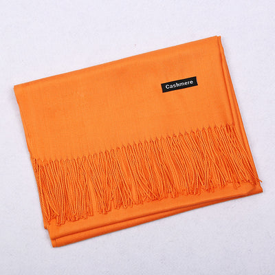 Bufanda de Cashmira Artificial Liso para Mujer 220g - Chal Cálido y Elegante - Image 10