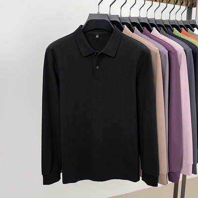Camisa Polo Ejecutiva Manga Larga con Solapa - Image 37