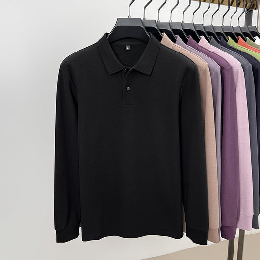 Camisa Polo Ejecutiva Manga Larga con Solapa - Image 37