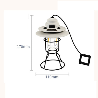 Linterna Retro Vintage Portátil para Exterior - Iluminación Multifuncional - Image 5