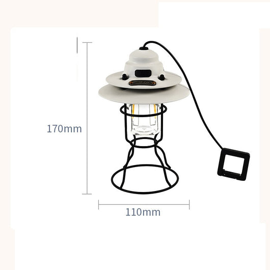 Linterna Retro Vintage Portátil para Exterior - Iluminación Multifuncional - Image 5