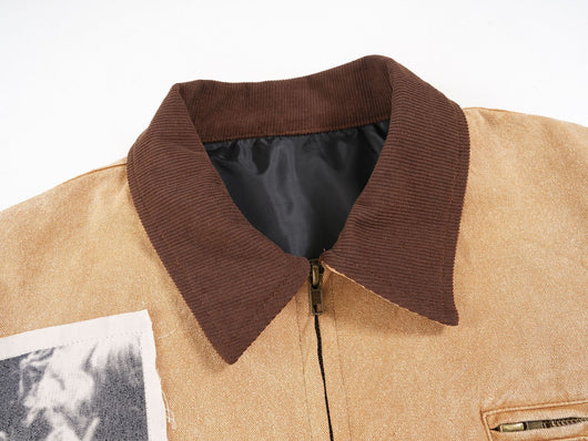 Chaqueta Suelta Retro Americana para Hombre - Image 18