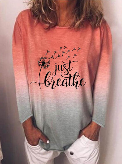 Blusa Suelta con Escote V y Estampado - Manga Larga - Image 14