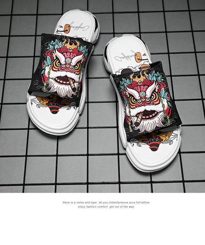 Sandalias y Pantuflas Deportivas para Hombre con Suela Gruesa - Image 14