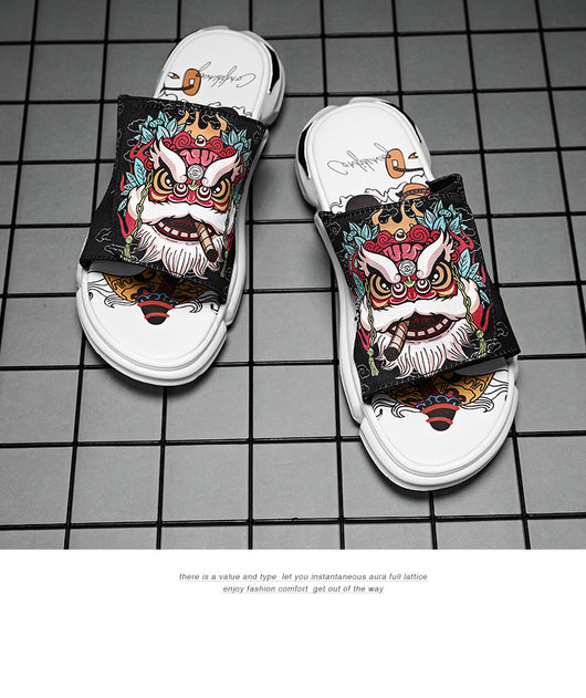Sandalias y Pantuflas Deportivas para Hombre con Suela Gruesa - Image 14