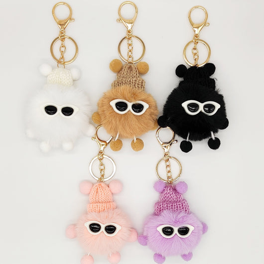 Llavero Peluche Duendecillo Adorable con Pelaje de Conejo Rex - Image 14