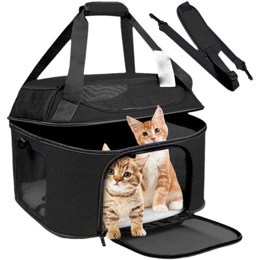 Mochila Transportadora Respirable para Perros y Gatos - Bolsa de Viaje Portátil - Image 6