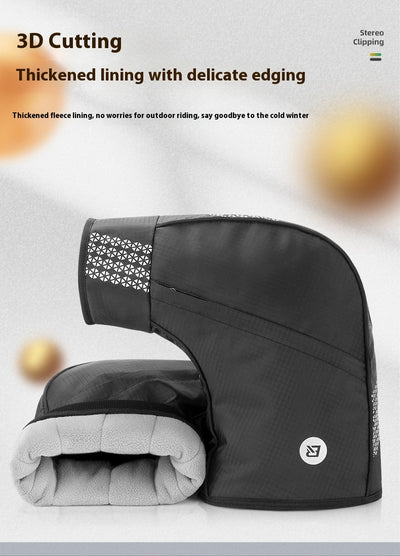 Guantes Protectores para Bicicleta de Montaña Invierno con Cobertura de Manillar - Image 13
