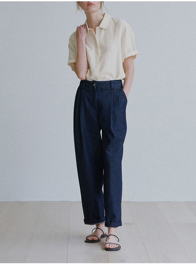 Camisa de Lino Puro con Textura Francesa para Mujer - Image 20