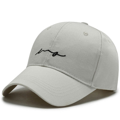 Gorra de Visera Curva con Letras - Protección Solar Casual - Image 4