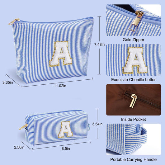 Neceser de Viaje Bordado con Letras - Almacenamiento Portátil - Image 26