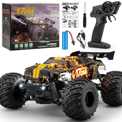 Auto Control Remoto 4x4 Todoterreno de Alta Velocidad con Ruedas Grandes - Image 13