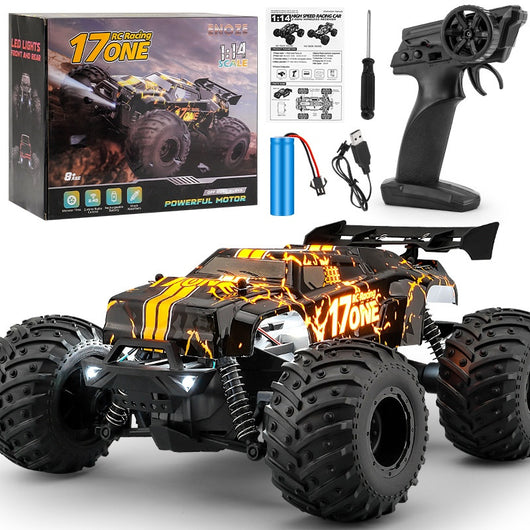Auto Control Remoto 4x4 Todoterreno de Alta Velocidad con Ruedas Grandes - Image 13