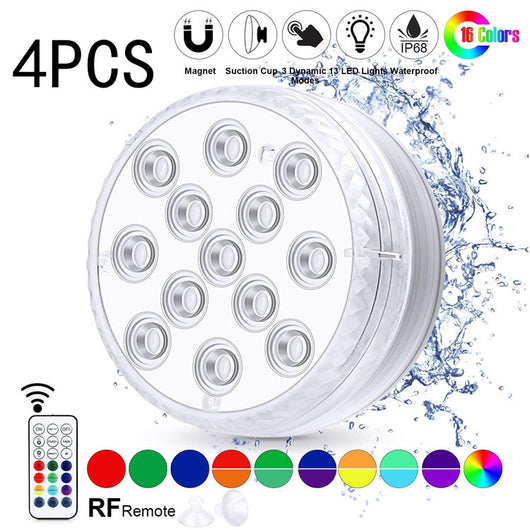 Luz Sumergible LED Impermeable con Control Remoto para Piscina, Fuente y Spa - Image 11