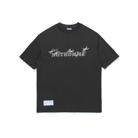 Camiseta Suelta Estampada de Manga Corta y Cuello Redondo - Image 16