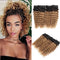 Peluca de Cabello Natural con Flequillo Cortina para Mujeres