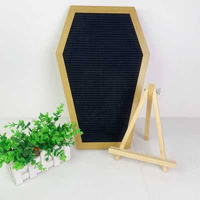 Pizarra Decorativa de Fieltro y Madera para Mensajes y Fotografía