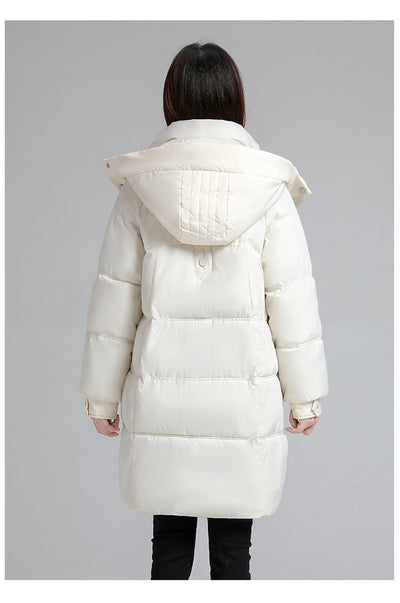 Abrigo Acolchado con Plumón y Capucha - Chaqueta de Algodón Elegante - Image 14