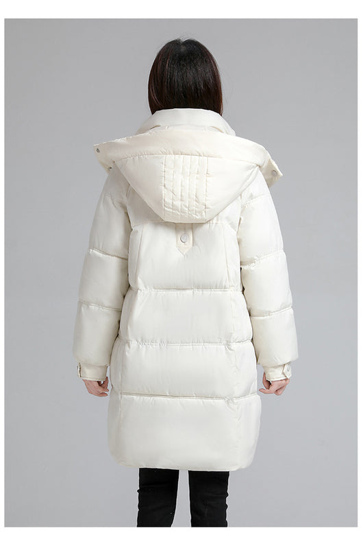 Abrigo Acolchado con Plumón y Capucha - Chaqueta de Algodón Elegante - Image 14