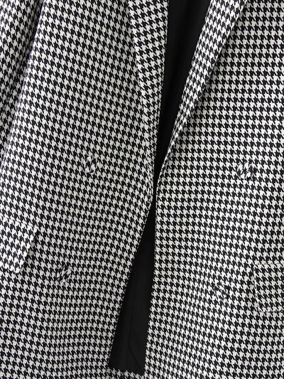 Blazer Retro Cuadros Doble Botonadura Estilo Europeo y Americano - Image 14