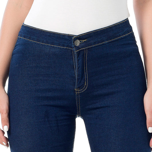 Pantalones Skinny Denim Rotos Estilo Estadounidense - Image 7