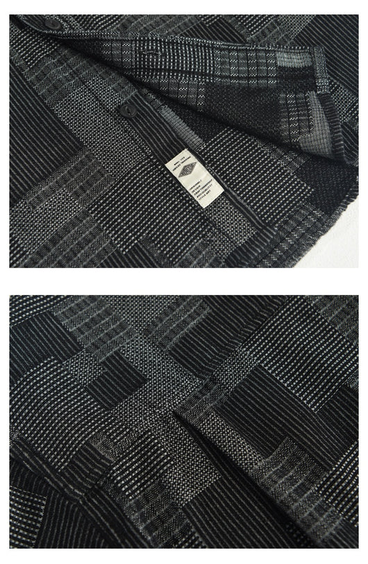 Camisa Vaquera Holgada de Malla para Hombre - Image 17