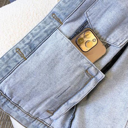 Colete Jeans Feminino Solto Sem Mangas - Estilo Casual e Versátil