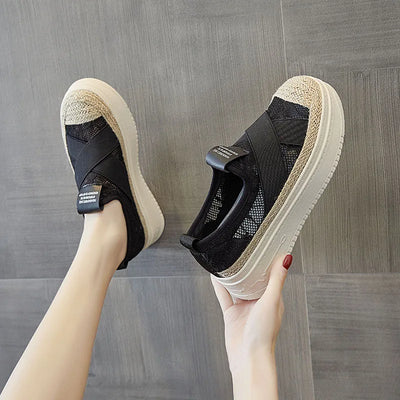 Mocasín Slip-On con Plataforma y Malla Transpirable - Image 8