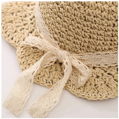 Sombrero de Paja Infantil con Ala Ancha Protección Solar UV - Image 15