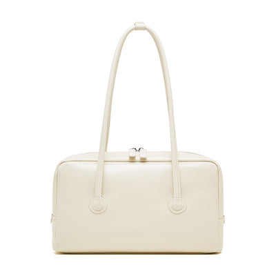 Bolso Boston de Cuero Genuino para Mujer - Portátil y Elegante - Image 8