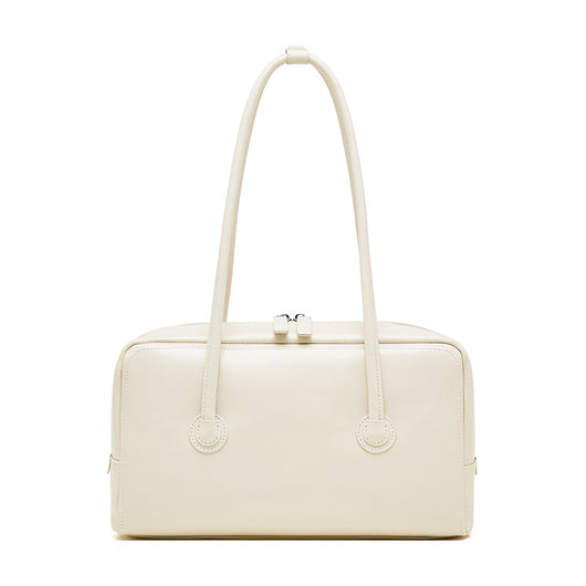 Bolso Boston de Cuero Genuino para Mujer - Portátil y Elegante - Image 8