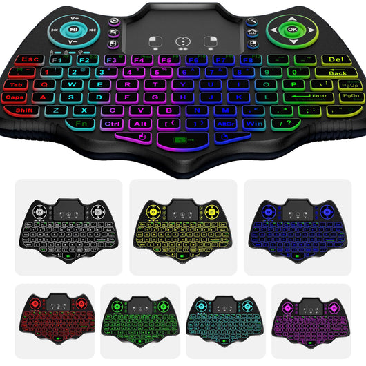 Teclado Inalámbrico Mini Volador V18 con Control Remoto - Image 12