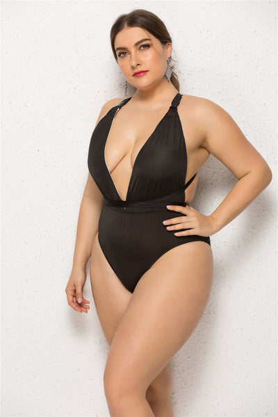 Traje de Baño Enterizo Talla Grande para Mujer - Image 8