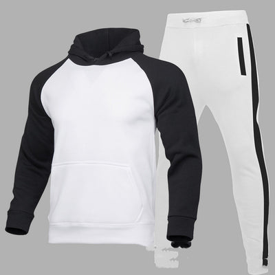 Suéter Deportivo para Hombre con Mangas Raglán y Costuras de Contraste - Image 9