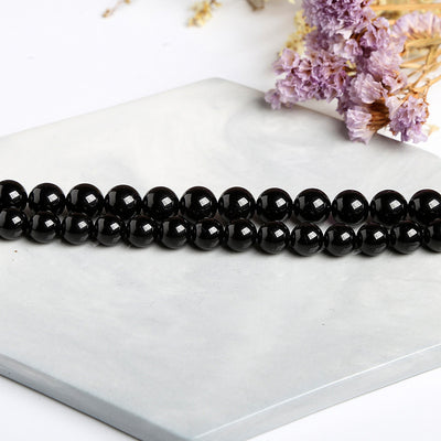 Pulsera de Cuentas de Turmalina - Cuentas Redondas Semielaboradas - Image 9