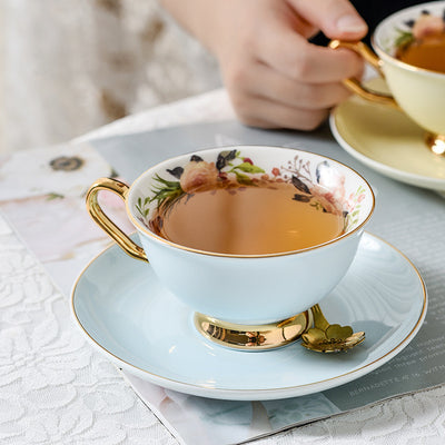 Juego de Taza y Platillo de Café Premium Elegante - Image 12