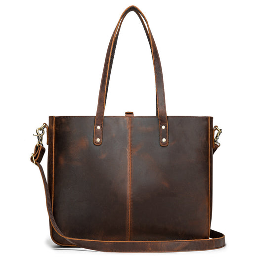 Bolso de Cuero Genuino para Mujer - Cartera de Gran Capacidad Estilo Casual - Image 8