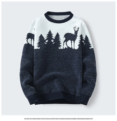 Suéter Pullover Hombre Cuello Redondo Jacquard - Image 10