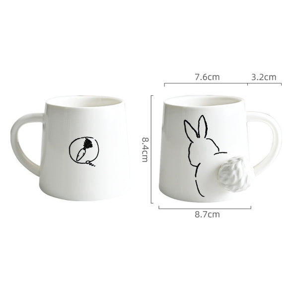 Taza de Cerámica Gato Creativo Japonés - Image 3