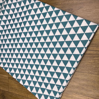 Almohada Decorativa y Cortina de Tela Estampada Algodón y Lino con Patrón Triangular - Image 7