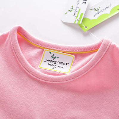 Playera Infantil de Algodón con Cuello Redondo para Niñas - Image 10