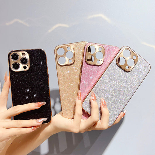 Funda Protectora para Celular con Diamante Electropulido Brillante