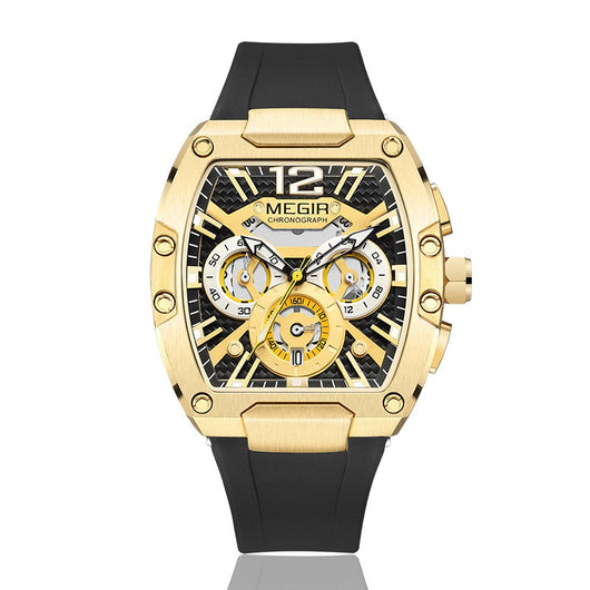 Reloj Deportivo Multifunción Estilo Barril de Vino para Hombre - Image 3