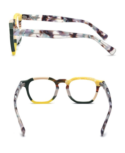 Lentes de Marco Cuadrado con Cristales Degradados Multicolor - Image 11