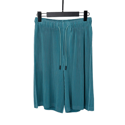 Pantalones Cortos Hombre Plisados Talla Grande Comodidad Casual - Image 5